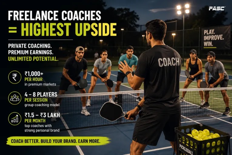 Freelance coaches have the highest upside