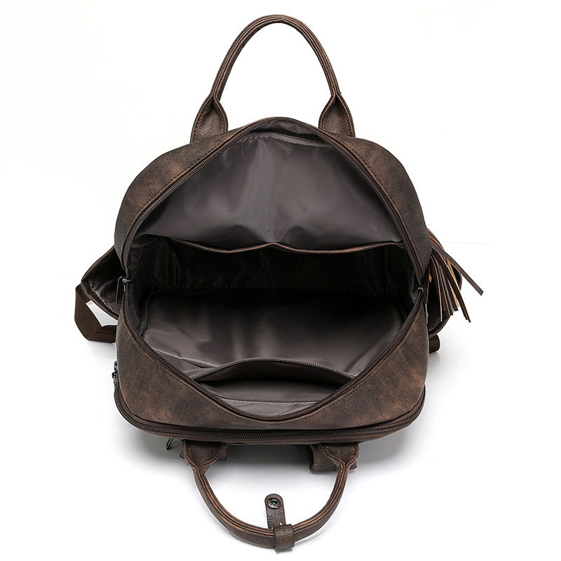 Women's PU Backpack, Large Capacity