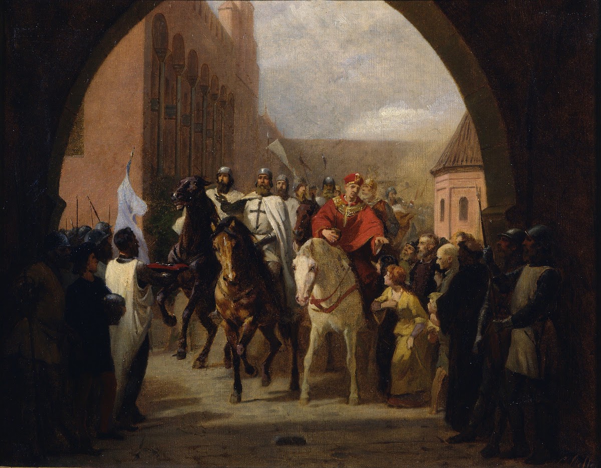 Entering of the knights in the Marienburg study 1884
