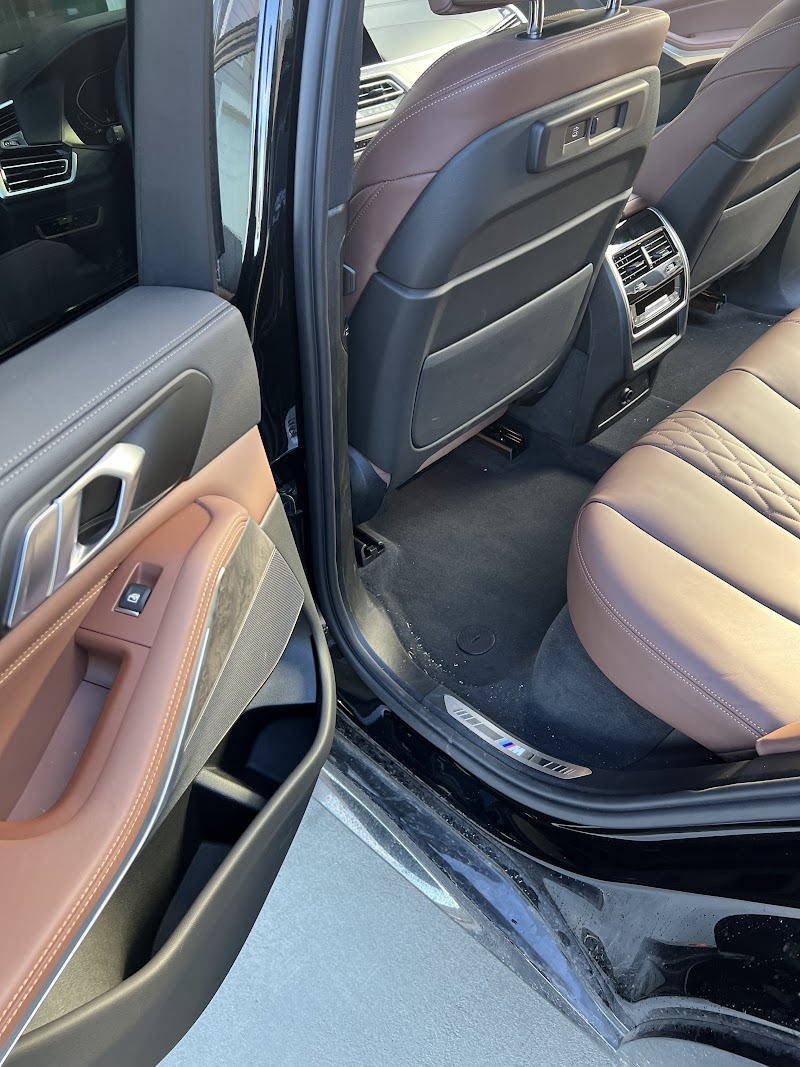 Before - BMW X5 — Rear Interior Detail