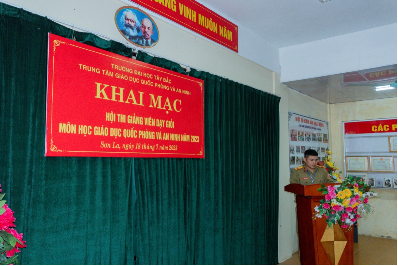 Trung tâm GDQP&AN tổ chức thành công Hội thi giảng viên dạy giỏi môn học GDQP&AN năm 2023