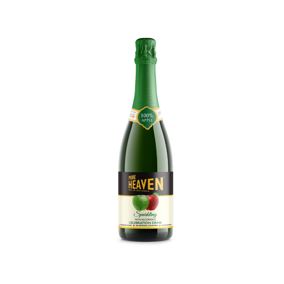 PURE HEAVEN - SPARKLING NON-ALCHOHOLIC WINE DRINK (APPLE)