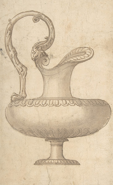 Drawing of a Ewer in Antique Style early 16th century