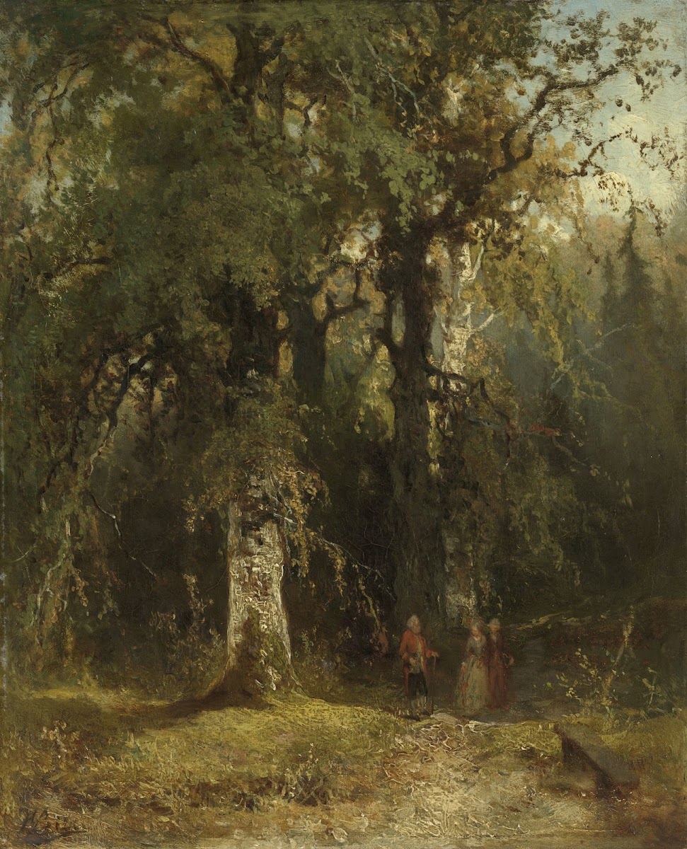 View in the Woods c 1850   c 1890