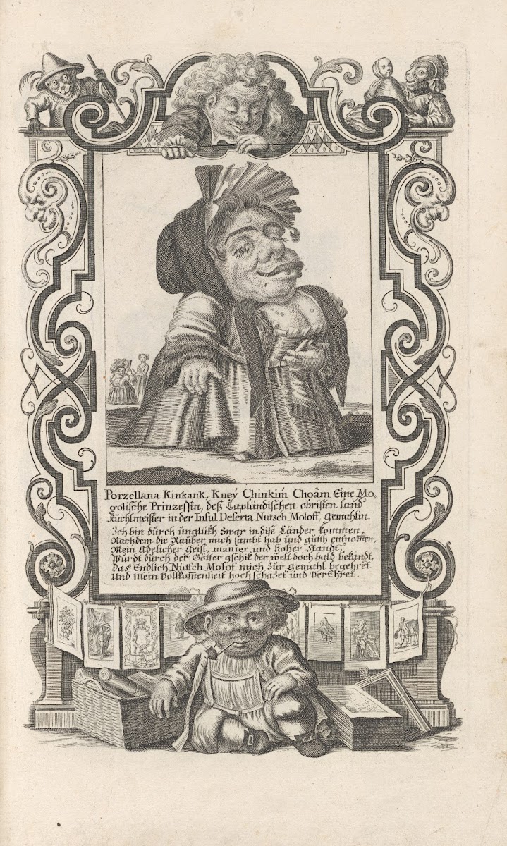 Porzellana Kinkank Kueý Chinkim Choâm eine Mogolische Prinzessin Pl 49 1710 1719