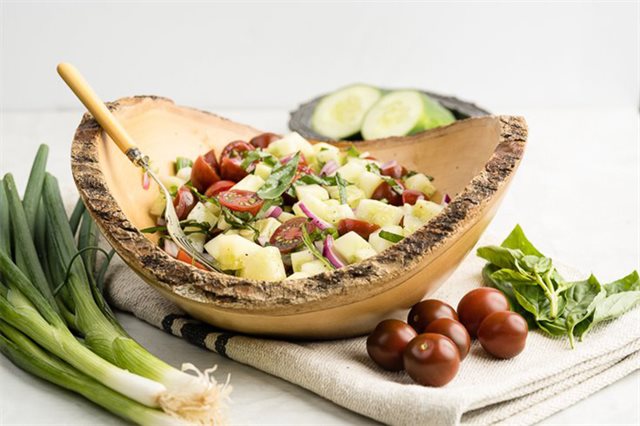 Salad Cà Chua Dưa Leo Chua Ngọt