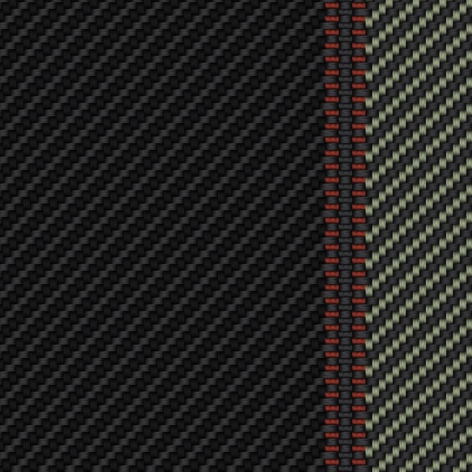 Download Carbon Fiber With Red Stitching Full HD iPhone