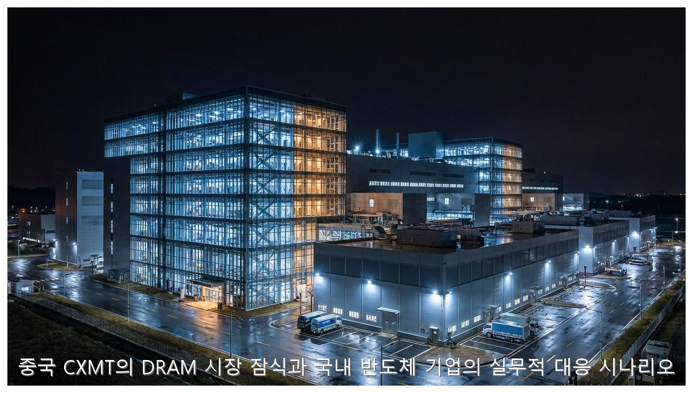 중국 CXMT의 DRAM 시장 잠식과 국내 반도체 기업의 실무적 대응 시나리오 핵심 안내 및 분석 인포그래픽 (2)