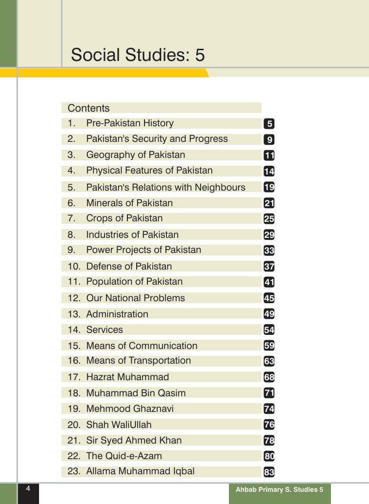 Social Studies Book 5