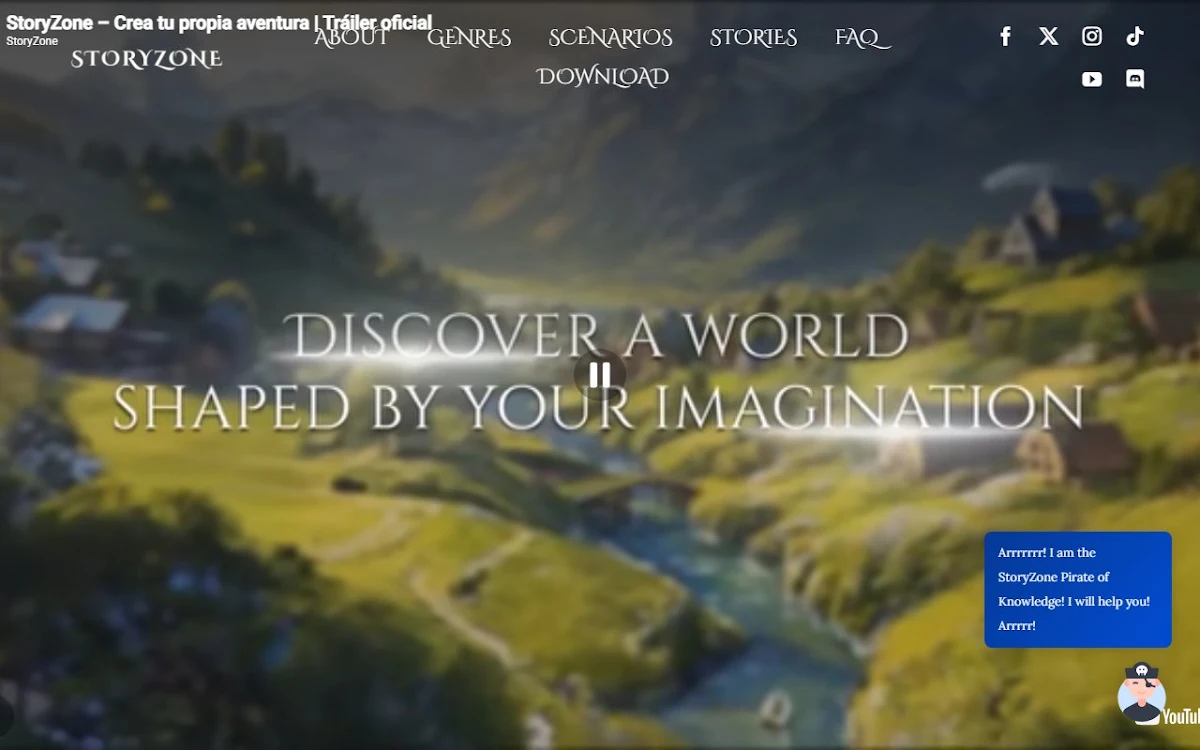 Captura de StoryWorld