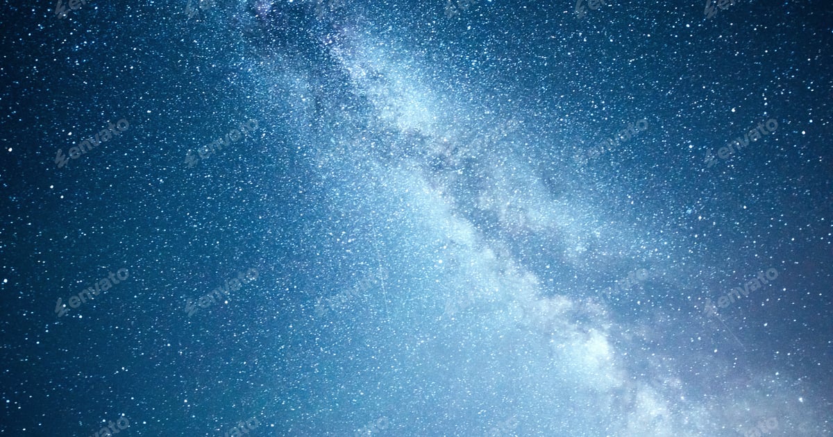 Starry Night: The Milky Way Galaxy’s Luminous Beauty Free Download – Envato Elements