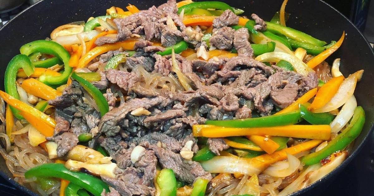 Miến trộn hàn xẻng Japchae