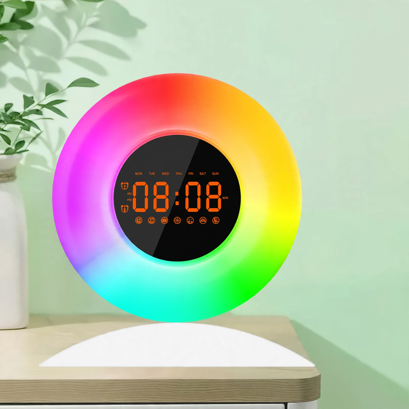 Smart LED Alarm Clock with Sunrise and Sunset Simulation