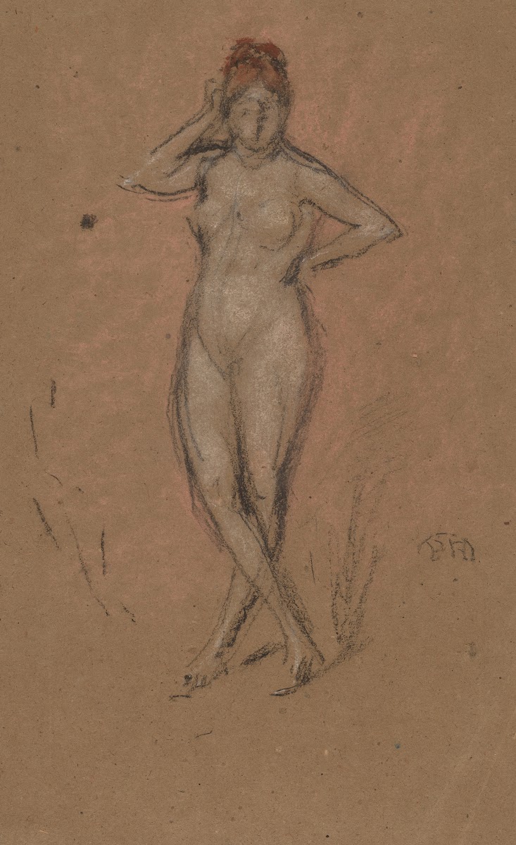 Nude Standing with Legs Crossed c 1878