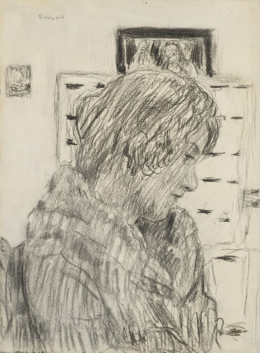 Femme de profil Renée Monchaty 1921