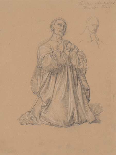 Study of the figure of St Matthias to the painting Martyrdom of St Matthias 1866