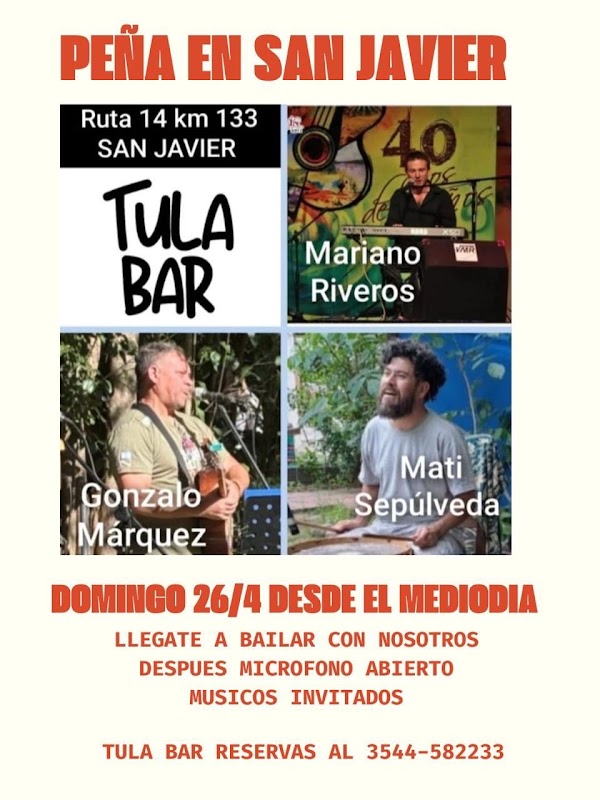 Peña en San Javier