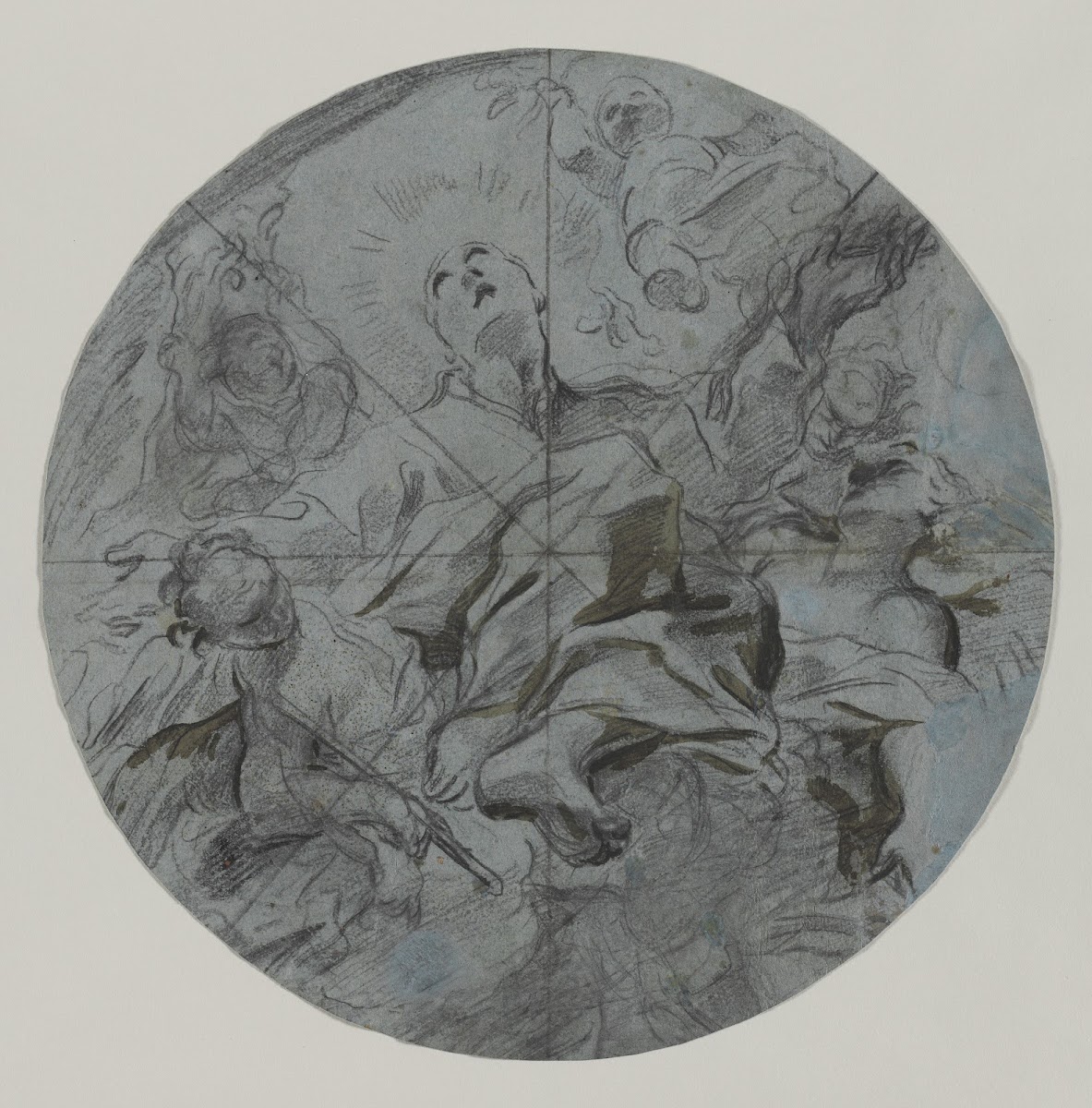 Apotheosis of a Saint recto second half 17th century