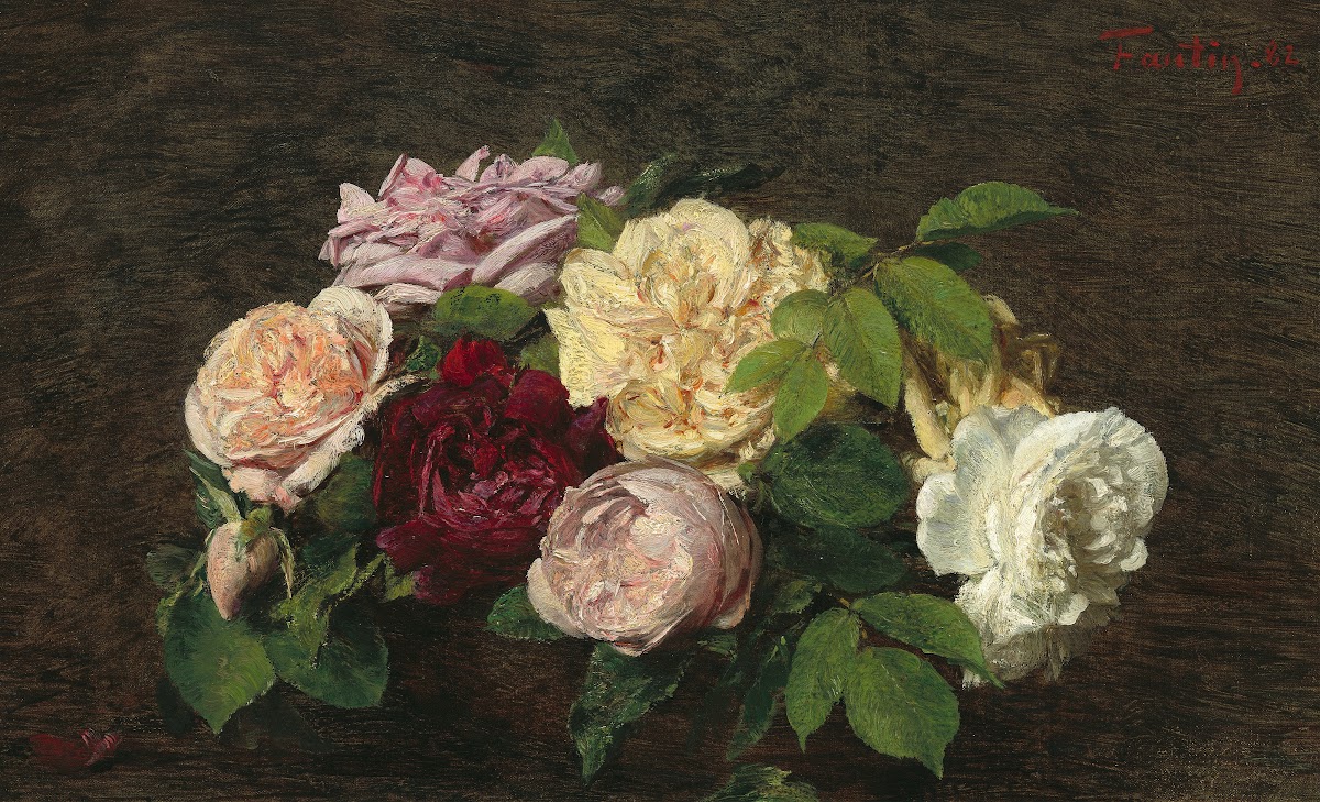 Roses de Nice on a Table 1882