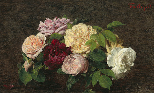 Roses de Nice on a Table 1882