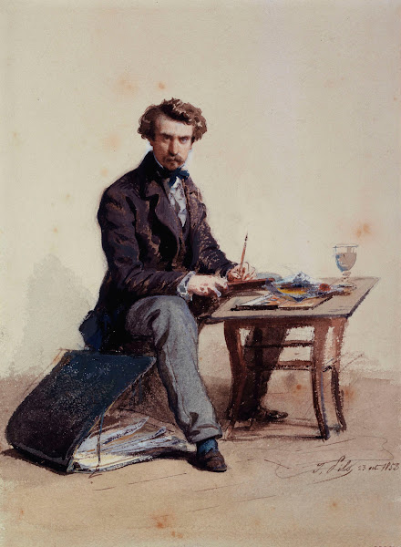 Portrait de lartiste 1853