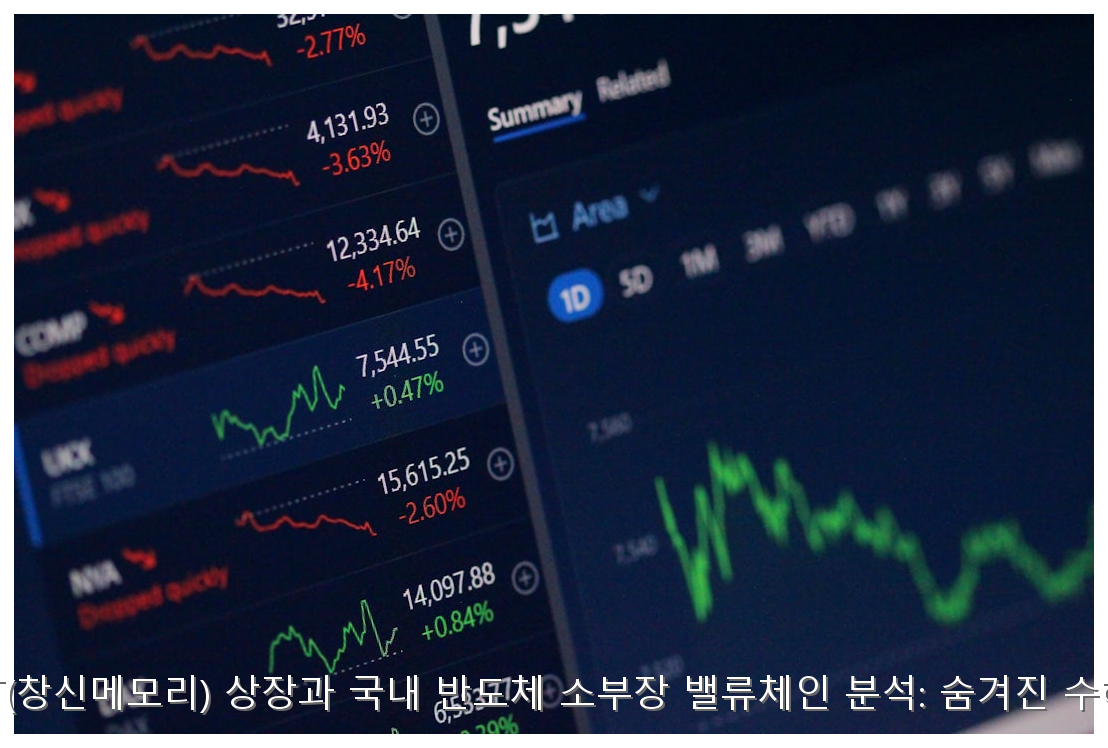 중국 CXMT(창신메모리) 상장과 국내 반도체 소부장 밸류체인 분석: 숨겨진 수혜주 TOP 5 핵심 안내 및 분석 인포그래픽 (4)