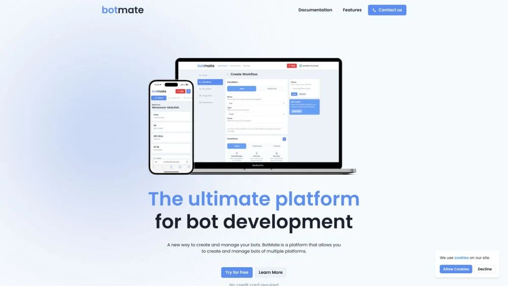 Captura de Botmate