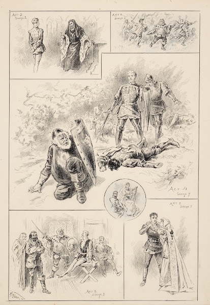 King Henry IV pt 1 Haymarket Theatre May 16 1896 Mr Tree as Falstaff Mr Waller a