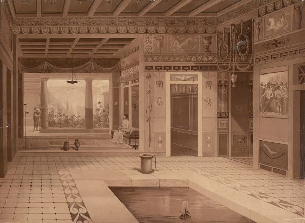 House of the Tragic Poet Pompeii 1883