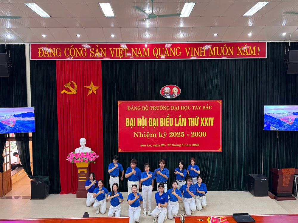 Tuổi trẻ Trường Đại học Tây Bắc tổ chức các hoạt động chào mừng Đại hội Đại Biểu Đảng bộ Nhà trường lần thứ XXIV, nhiệm kỳ 2025 - 2030