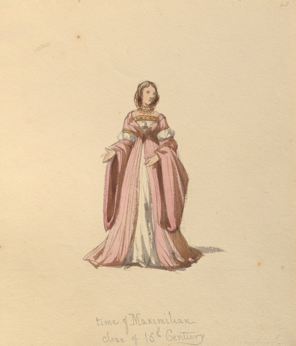 Sketches of costume Pl105 1842