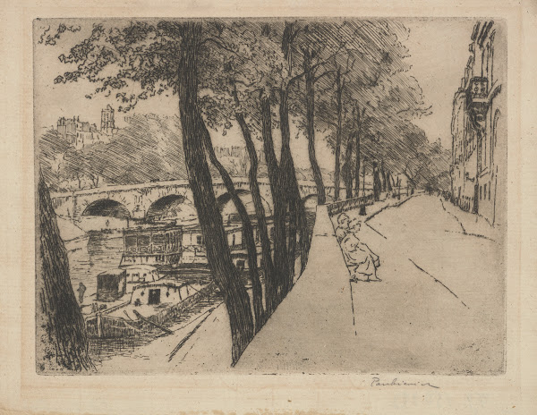 Quai dAnjou in Paris 1902