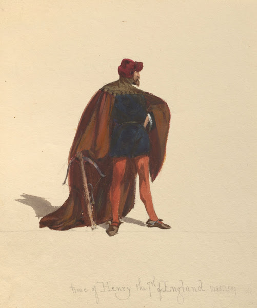 Sketches of costume Pl104 1842