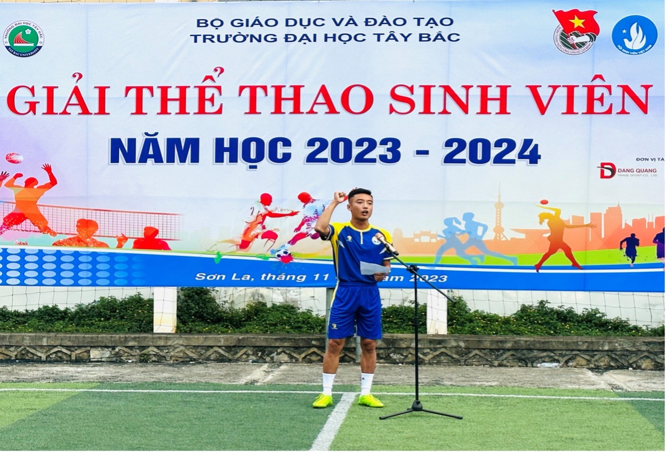 Trường Đại học Tây Bắc khai mạc Giải thể thao sinh viên năm học 2023 - 2024
