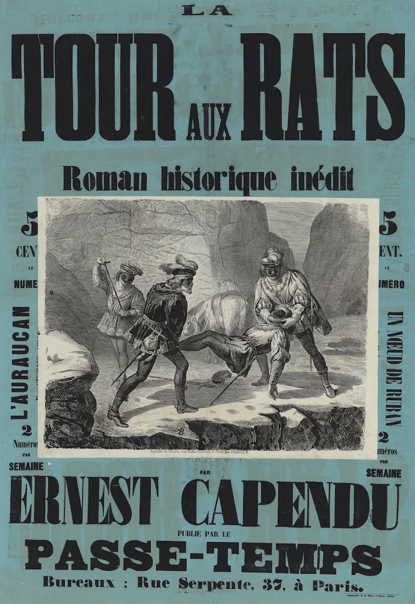 La Tour aux rats roman historique inédit par Ernest Capendu 1863