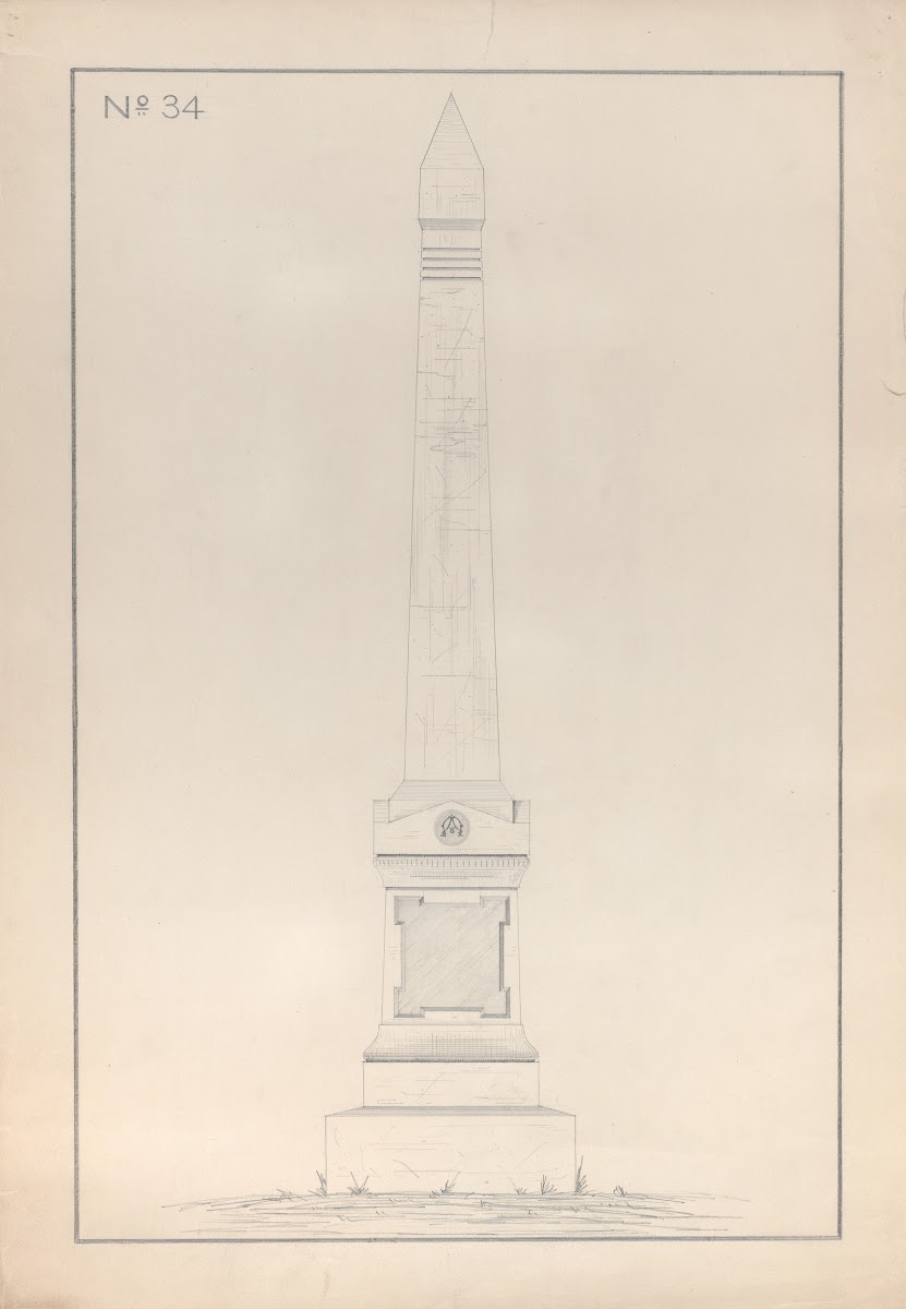 Obelisk Grave Monument No 84 184080