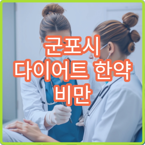 군포시 다이어트 한약 비만 이상 증상 치료 전문 한의원 추천