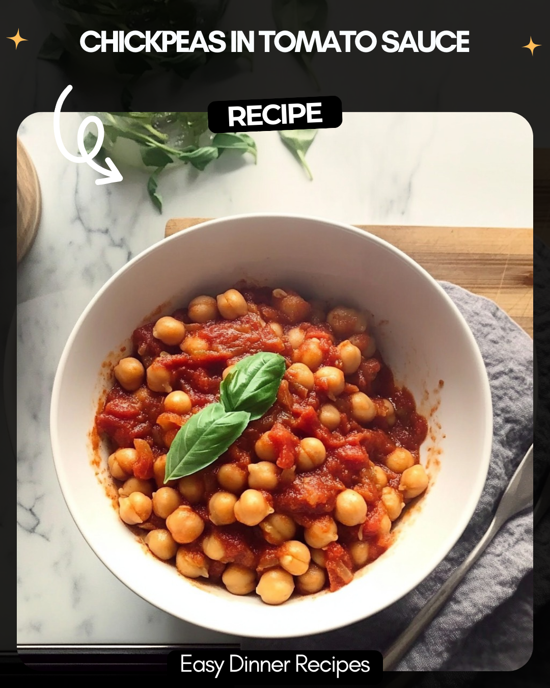 Chickpeas in Tomato Sauce