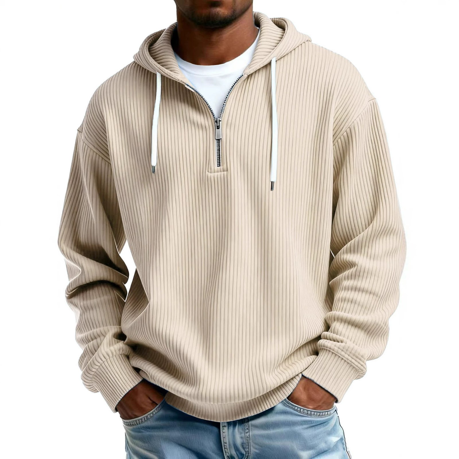 Men's hoodie with zipper