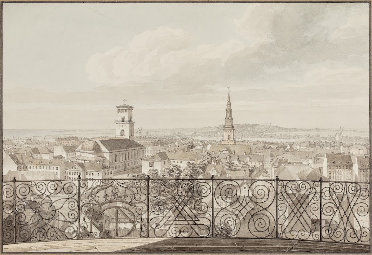 Udsigt Fra RundetåRn Over KøBenhavn Til Frederiksberg Slot