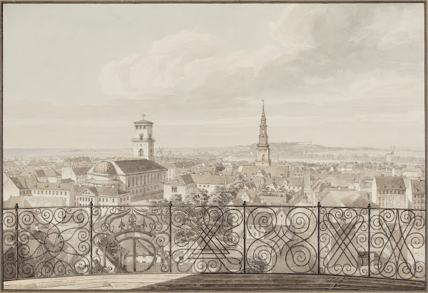 Udsigt Fra RundetåRn Over KøBenhavn Til Frederiksberg Slot