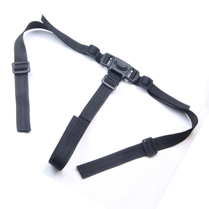 Safety harness for high chair, three-part, made of nylon