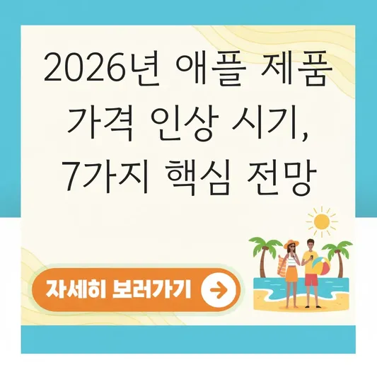 애플 제품 가격 인상 시기 전망