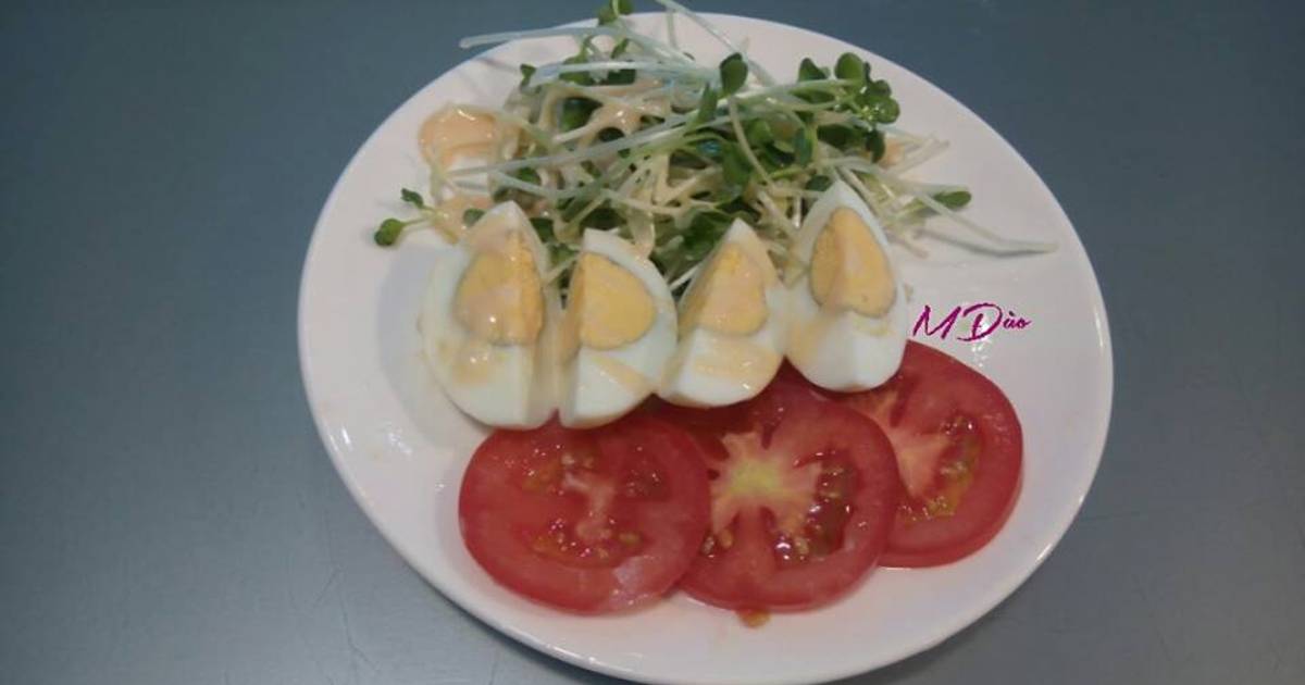 salad trứng