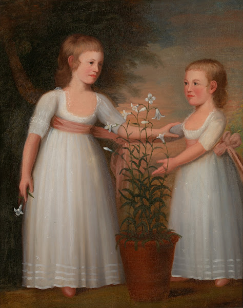 The Davis Children Eliza Cheever Davis And John Derby Davis 1795