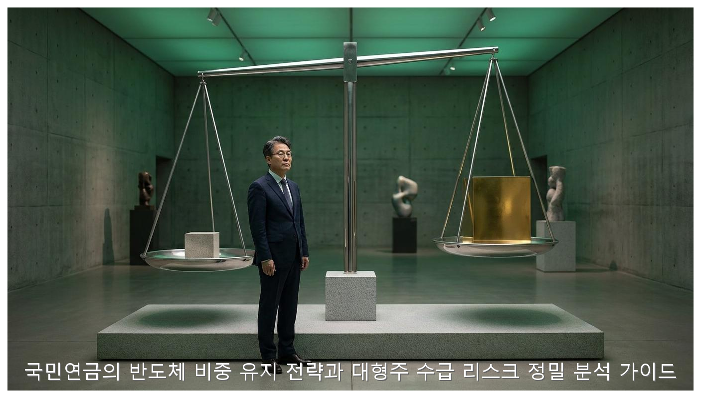 국민연금 반도체 비중 유지와 대형주 수급 리스크 대응법 핵심 안내 및 분석 인포그래픽 (2)