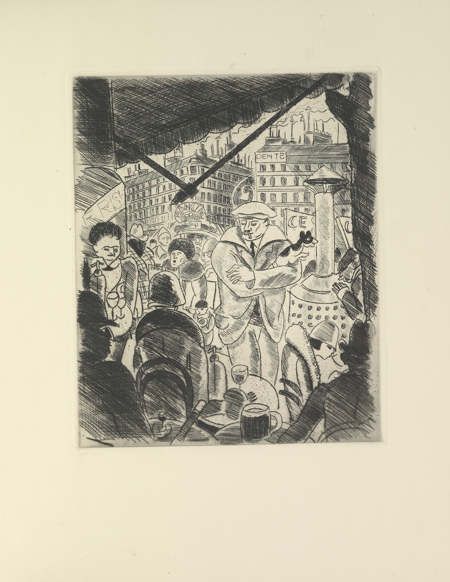 Falké  A la Terrasse 1927