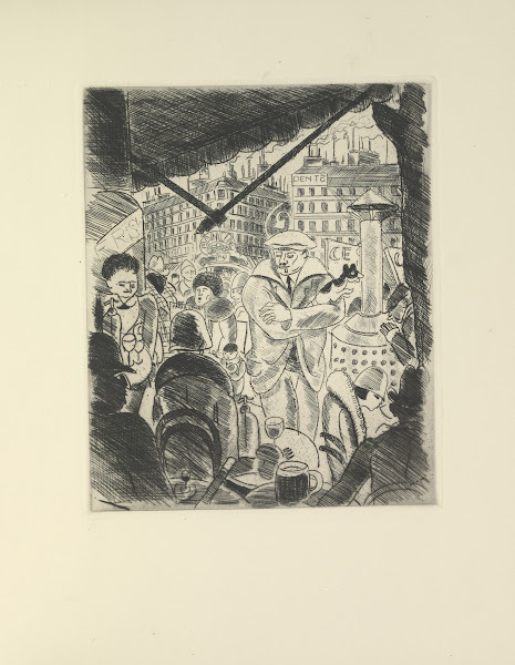 Falké  A la Terrasse 1927