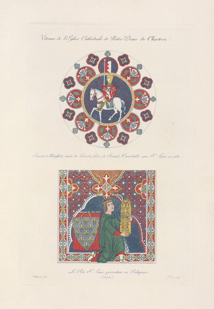 Vitraux de léglise cathédrale de Notre Dame de Chartres 1839
