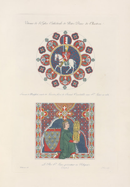 Vitraux de léglise cathédrale de Notre Dame de Chartres 1839